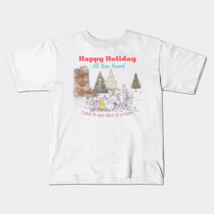Happy Holiday All Year Round T-shirt, Vintage Tee, Pooh shirt Kids T-Shirt